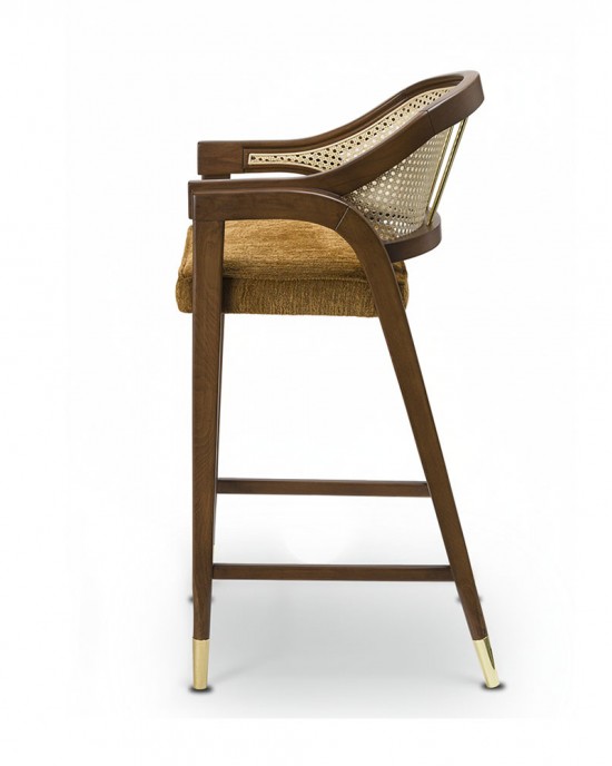 Sandalye Galerisi - Cane Luxe Bar Sandalyesi